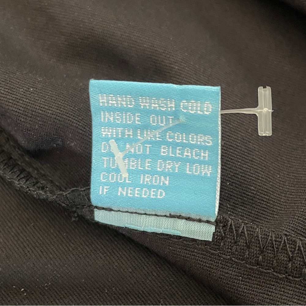 J. Mclaughlin Black Collared Button-Down Midi Dre… - image 4